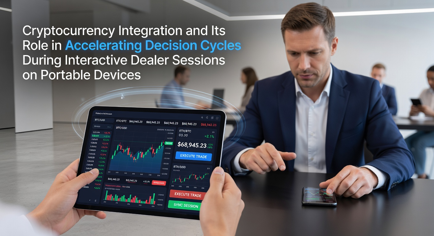 Kryptowährungsintegration in mobilen Live-Dealer-Sessions auf portablen Geräten