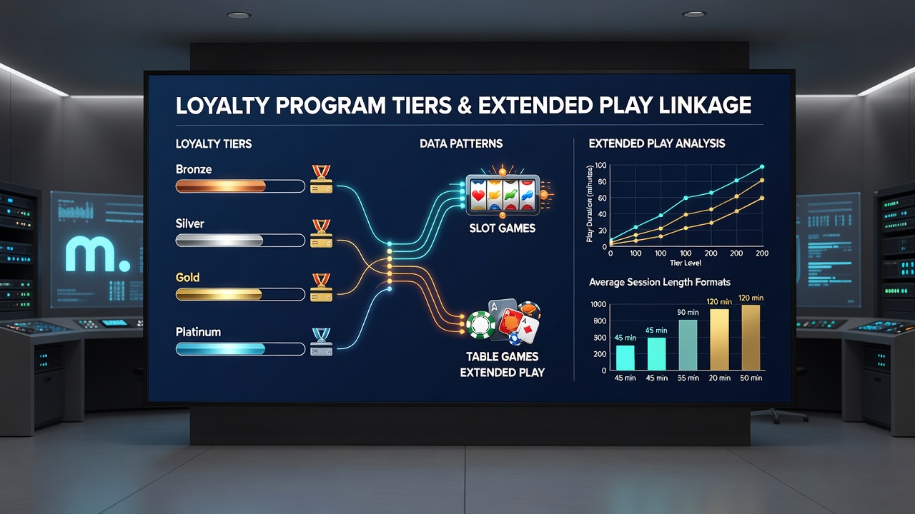 Grafik zu Spielmustern über Slot- und Tischspiele hinweg auf mobilen Plattformen