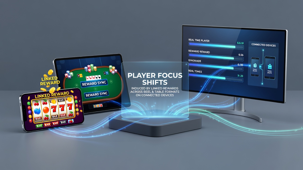 Darstellung von Belohnungsflüssen zwischen mobilen Slots und Live-Tischen auf verbundenen Geräten